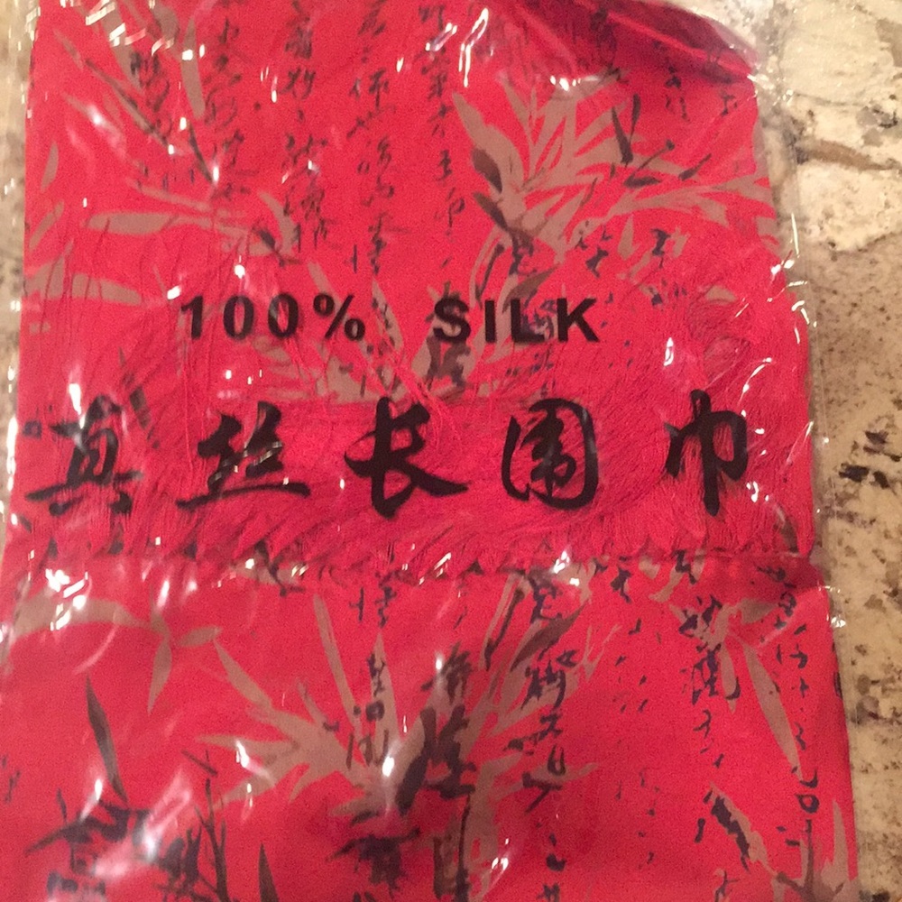 NWT silk scarf